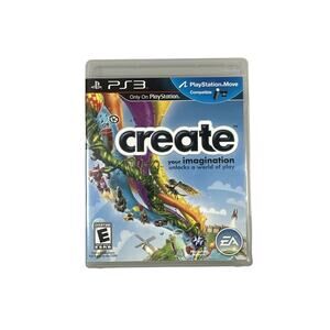 Create (Sony PlayStation 3, 2010) Authentic, CIB, Tested